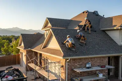 Professional roof installation by Denver CO vinyl siding experts ensuring durable residential protection