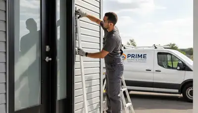 Professional door repair and vinyl siding service in Denver, CO by Next Level Exteriors