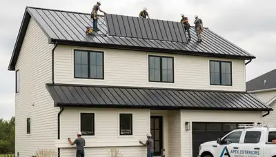 Professional metal roofing installation in Denver, CO by Next Level Exteriors roofing experts