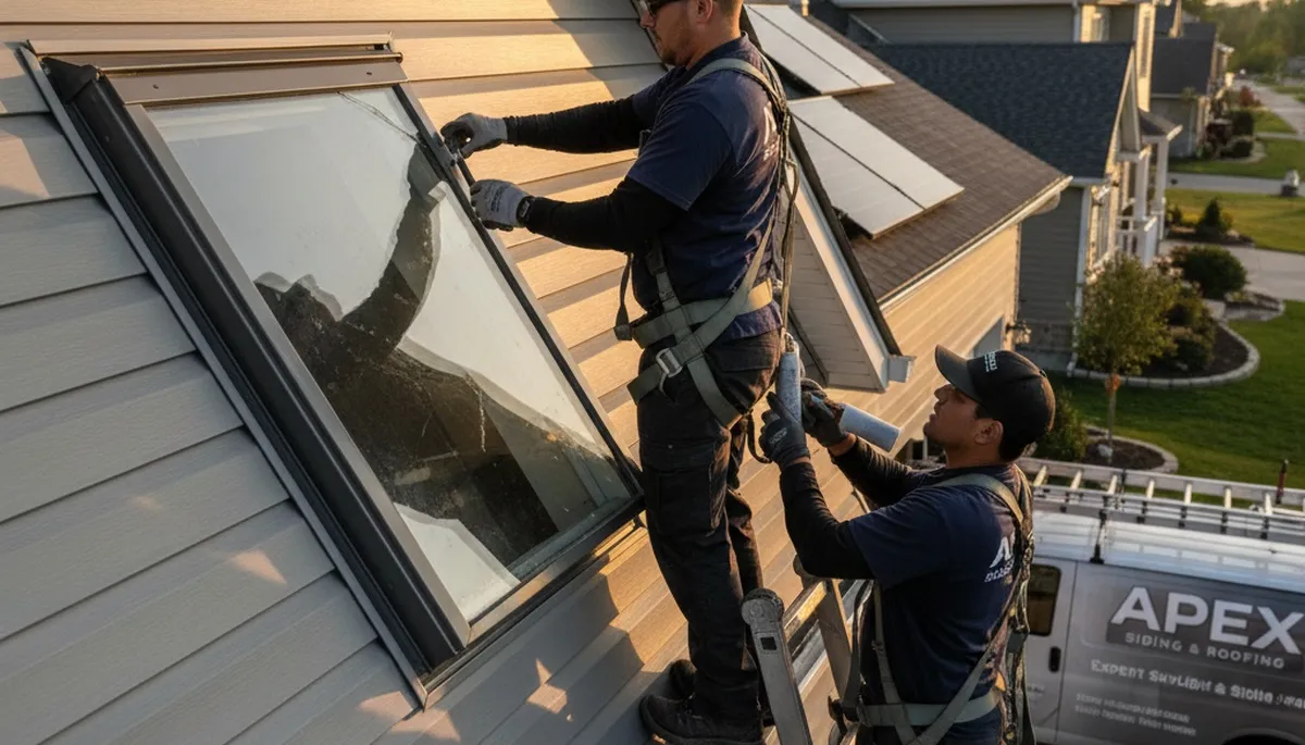 Vinyl siding and skylight repair experts servicing homes in Denver, CO