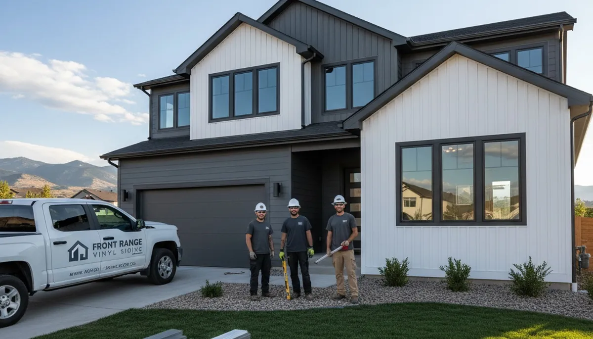 Professional vinyl siding installation on home exterior in Denver, CO