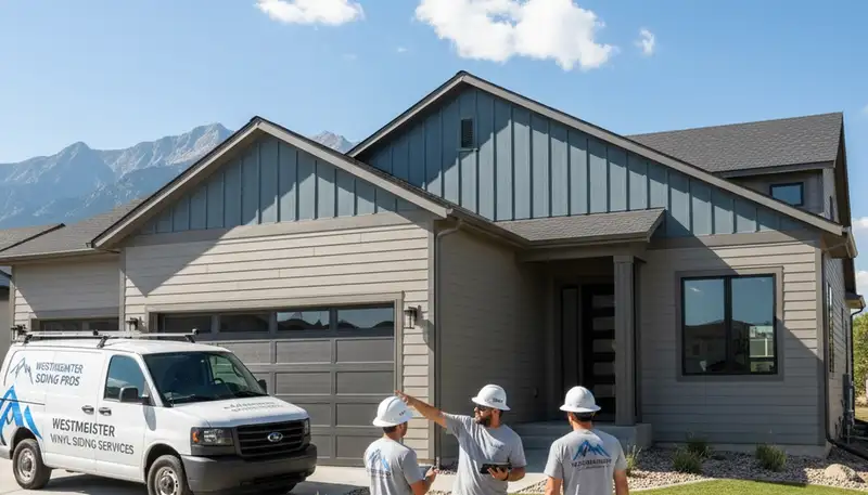 Professional vinyl siding installation on home exterior in Denver, CO