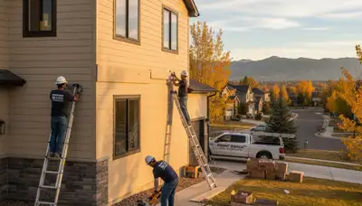 Professional vinyl siding installation by Denver, CO exterior contractors